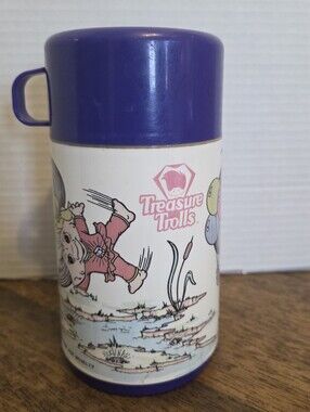 Vintage 1992 Treasure Trolls Alladdin Thermos